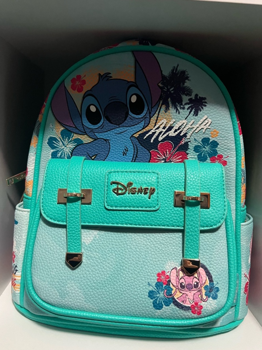 Disney's Lilo and Stitch, Angel &Stitch WondaPop Vegan Leather Mini Backpack